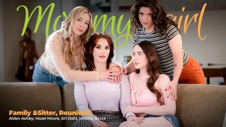 Familia y cuidadoras, reunidas! – Aiden Ashley, Victoria Voxxx, Hazel Moore, Siri Dahl