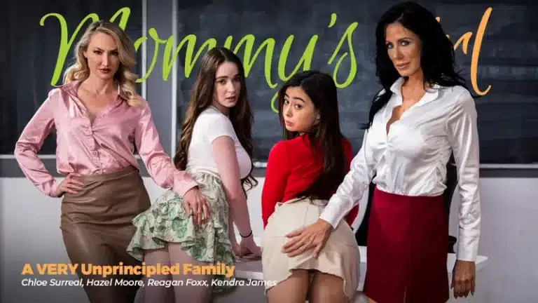 Una familia muy sin principios – Kendra James, Reagan Foxx, Hazel Moore, Chloe Surreal
