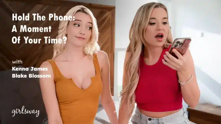 Sostenga el teléfono un momento de su tiempo – Kenna James, Blake Blossom